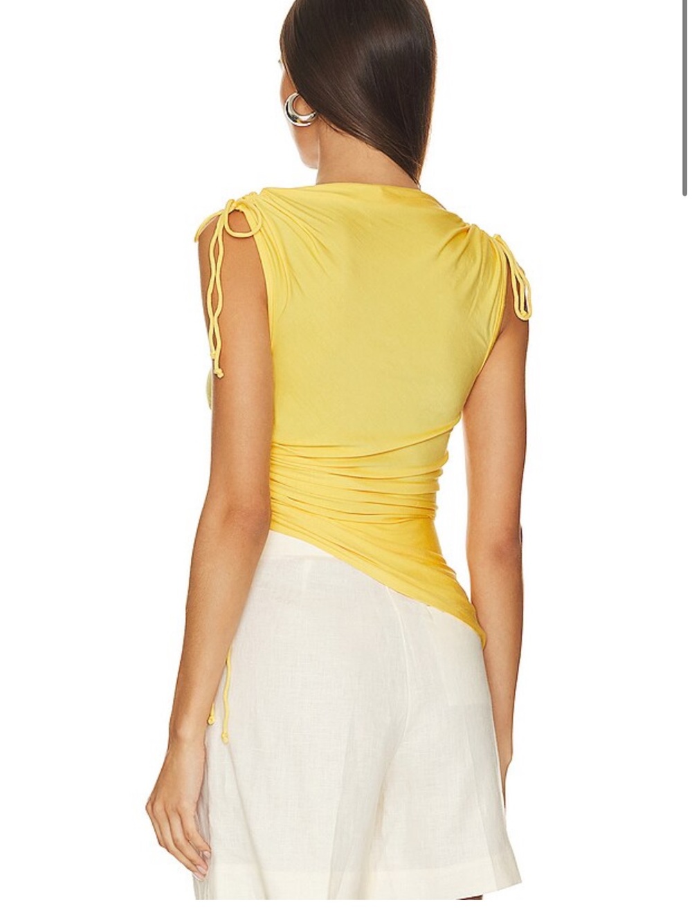 L'Academie Draped Side-Tie Tank - Picture 4 of 7